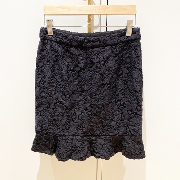 club Monaco cotton lace overlay skirt - Picture 4 of 5